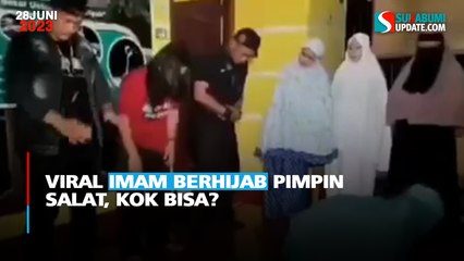 Viral Imam Berhijab Pimpin Salat, Kok Bisa?
