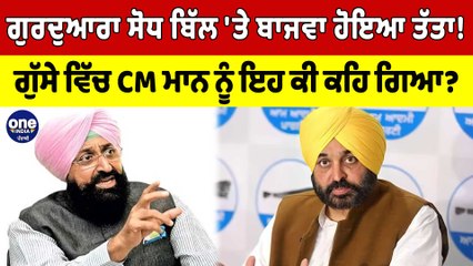 ਗੁਰਦੁਆਰਾ ਸੋਧ ਬਿੱਲ 'ਤੇ Bajwa ਹੋਇਆ ਤੱਤਾ! ਗੁੱਸੇ ਵਿੱਚ CM Mann ਨੂੰ ਇਹ ਕੀ ਕਹਿ ਗਿਆ? |OneIndia Punjabi