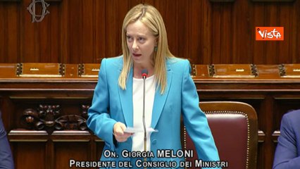 Meloni: Continuare con sostegno all'Ucraina, senza aiuti sarebbe in vigore la legge del pi? forte