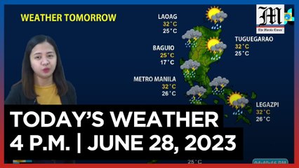 Today's Weather, 4 P.M. | June 28, 2023