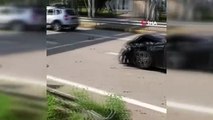 Galatasaraylı futbolcu Barış Alper Yılmaz trafik kazası geçirdi