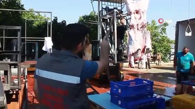 Kırklareli'nde kurban kesim ve satış alanları denetlendi