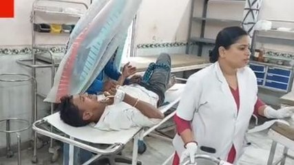 BIG BREAKING: तेज रफ्तार बस ने बाइक सवार चार लोगों को कुचला, घायल इलाजरत