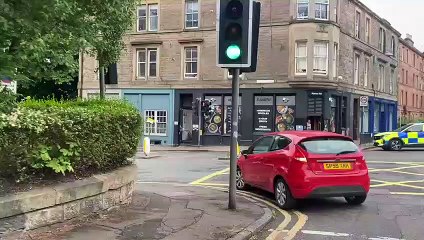 Police block off East Mayfield after crash in Edinburgh