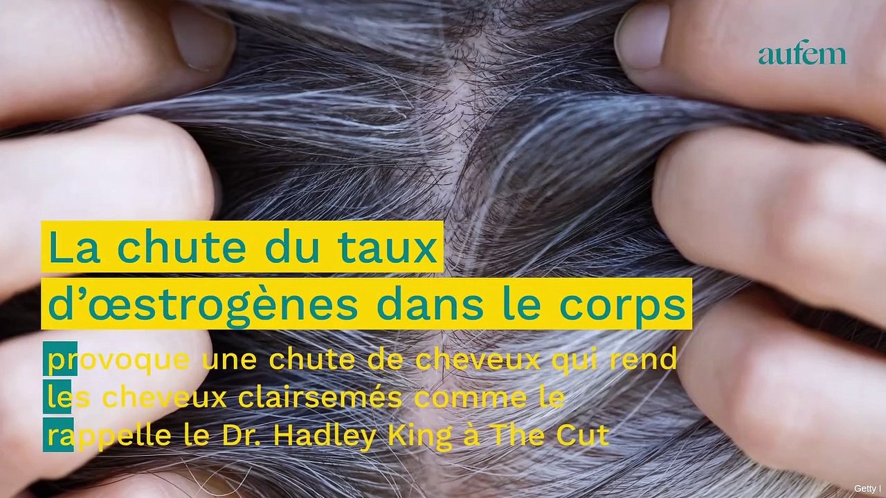 Cheveux clairsemés à la ménopause : 4 astuces de dermatologue pour