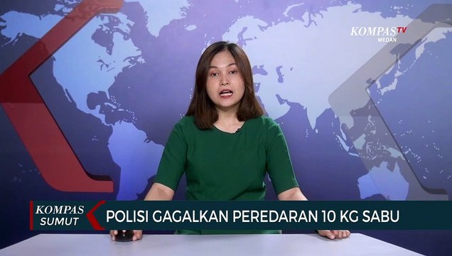 Polda Sumut Gagalkan Upaya Peredaran 10 Kg Sabu