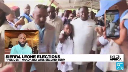 Sierra Leone's president wins second term as opposition disputes result