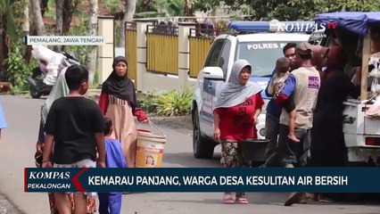 Polres Pemalang Bantu Warga Desa Siremeng Hadapi Kekeringan dengan Kirim Air Bersih