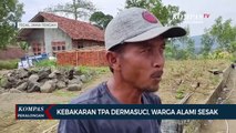 Kebakaran di TPA Desa Dermasuci, Kabupaten Tegal, Asap Pekat Ganggu Warga