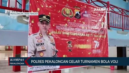Polres Pekalongan Kota Gelar Kejuaraan Bola Voli Kapolres Cup
