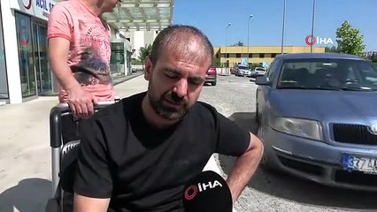 Acemi kasaplar soluğu hastanede aldı