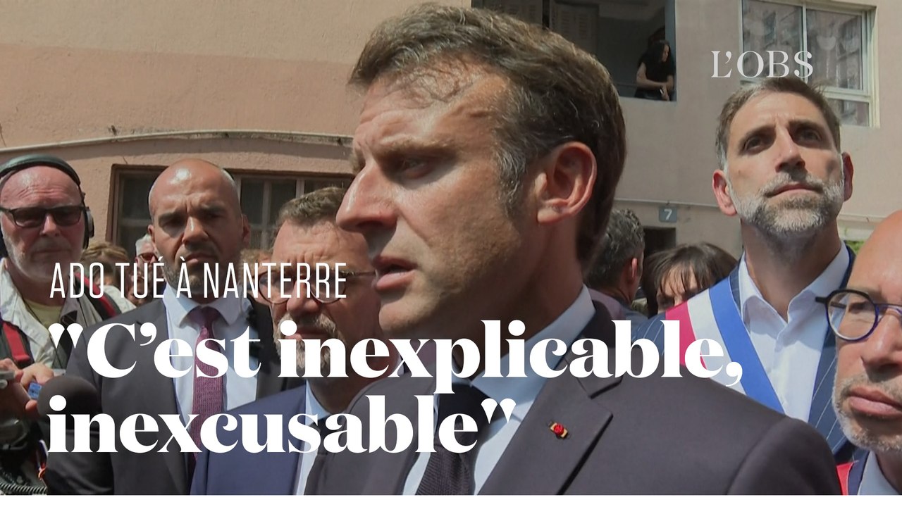 Adolescent tué par la police à Nanterre : Macron réagit depuis Marseille