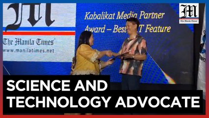 DoST cites The Manila Times for special award