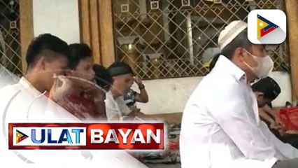 Mga Muslim, maagang nagtungo sa Quiapo Golden Mosque para sa Eid'l Adha