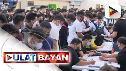 Mga nais maging seafarer, dumagsa sa ikinasang job fair ng DMW