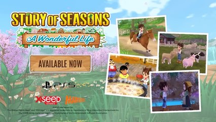 Story of Seasons A Wonderful Life Launch Trailer PS