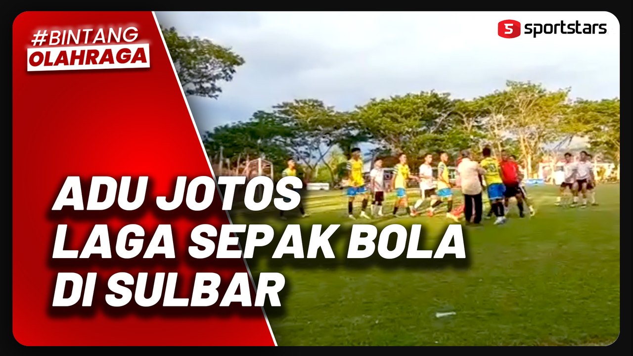 Rusuh! Aksi Adu Jotos Warnai Turnamen Sepak Bola di Sulbar