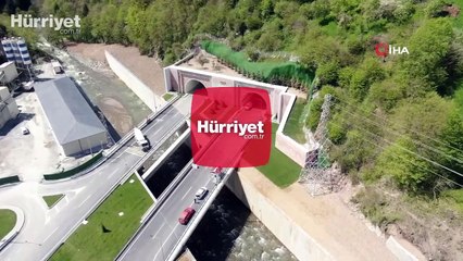 Yeni Zigana Tüneli'nden 1.5 ayda 251 bin araç geçti