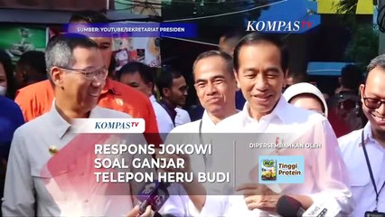 Respons Jokowi soal Ganjar Telepon Heru Sampaikan Keluhan Pedagang