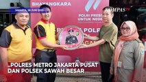 Dalam Rangka HUT Bhayangkara ke-77, Polsek Sawah Besar Revitalisasi Vihara Tri Ratna