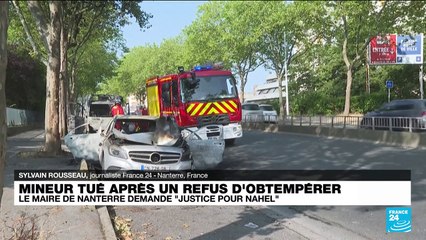 "La ville se réveille choquée" : le maire de Nanterre demande "Justice pour Nahel"