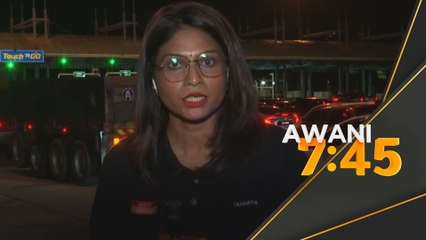 Situasi terkini trafik di tol Gombak