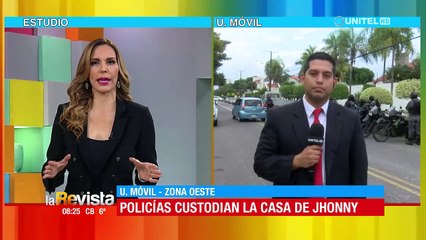 Denuncian a dirigentes que convocaron a “una feria” afuera de la casa de Jhonny Fernández