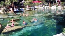 Pamukkale'ye gelen turistler bu havuza girmeden gitmiyor! Hz. Meryem'in gözünü iyileştirdi, Kleopatra bile burada yüzdü