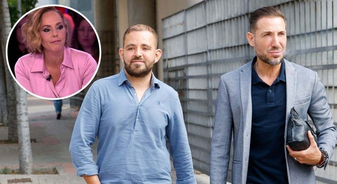 Rocío Carrasco da plantón en los juzgados a su hijo David