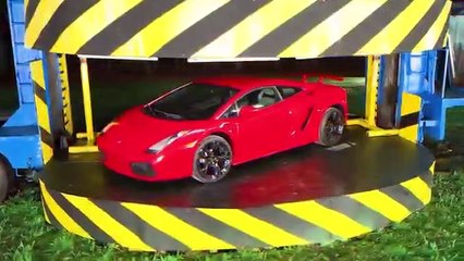 Hydraulic press vs lamborghini