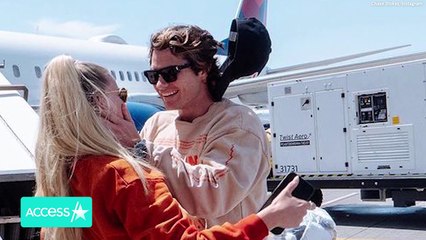 Kelsea Ballerini JUMPS Into Chase Stokes' Arms After Tour Surprise