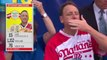 Joey Chestnut downs 62 hot dogs at 2023 Nathan's Famous Hot Dog Contest to win 16th title