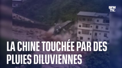 Les images impressionnantes des pluies diluviennes en Chine