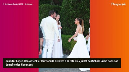 Ben Affleck, son immense fille Violet et Jennifer Lopez : trio assorti pour une soirée blanche