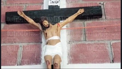 Imagen de Cristo sangra en iglesia de Choluteca