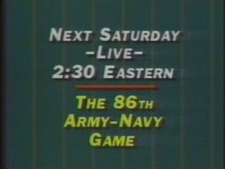 Army-Navy Game Promo + CBS ID - 1985