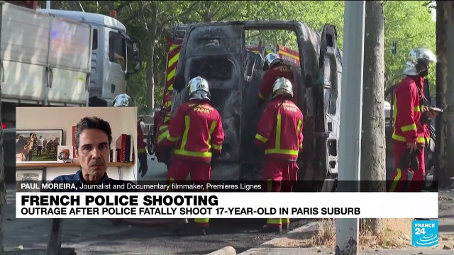 French Police Shooting; Outrage after police fatally shoot 17-year-old in Paris Suburb