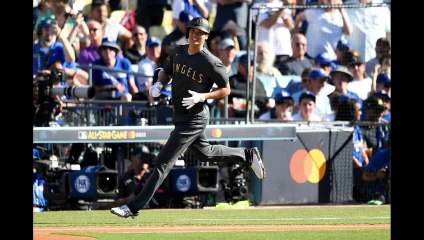 野球 大谷選手が24号本塁打、トラウト選手と連続本塁打