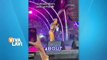 Pink recibe las cenizas de la mamá de un fan durante concierto