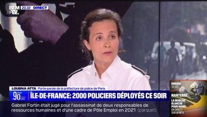 Tensions après la mort de Nahel: "L'objectif des forces de l'ordre sur le terrain est de lutter contre ces troubles naissants à l'ordre public", affirme Loubna Atta (police)