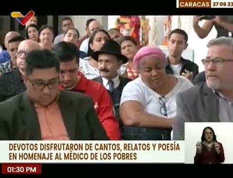 Homenaje a los 104 años de la desaparición física del Doctor José Gregorio Hernández, siervo de Dios
