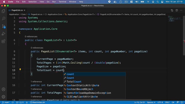 Paging, Sorting and Filtering - Adding a PagedList class