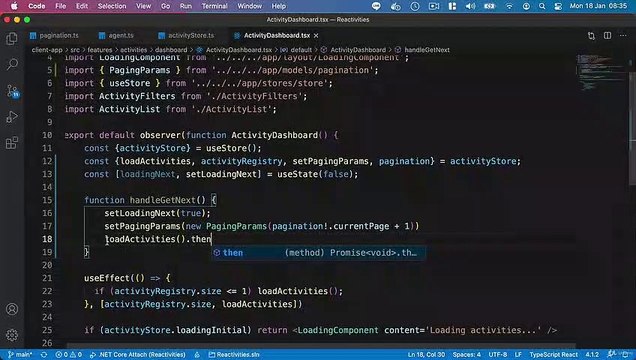 Paging, Sorting and Filtering - Adding vertical paging