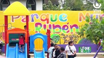 Estrenan la primera etapa rehabilitada del Parque Rubén Darío en Bilwi