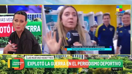"Miente y tira fruta": El fuerte cruce entre Natalie Weber y Flavio Azzaro