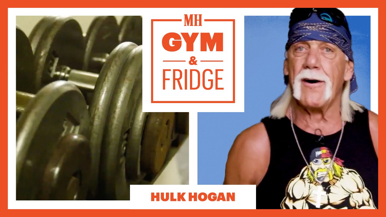 Hulk Hogan Shows Off His Gym & Fridge | Gym & F...