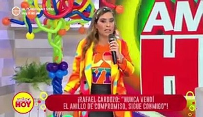 Rafael Cardozo no vendi el anillo de compromiso  Cachaza