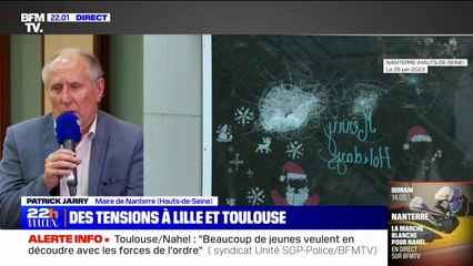 Mort de Nahel à Nanterre: "Il y a moins de violences qu'hier", indique le maire de la ville, Patrick Jarry