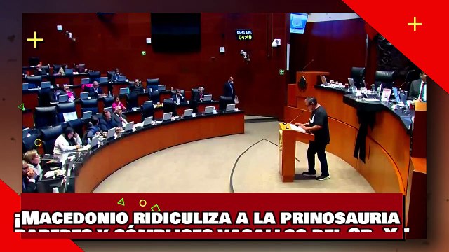 ¡VEAN! ¡Macedonio ridiculiza a la prinosauria paredes y a sus cómplices panistas vasallos del Sr. X!