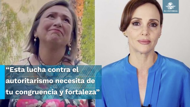 Pide Xóchitl Gálvez a Lilly Téllez no bajarse de la contienda presidencial